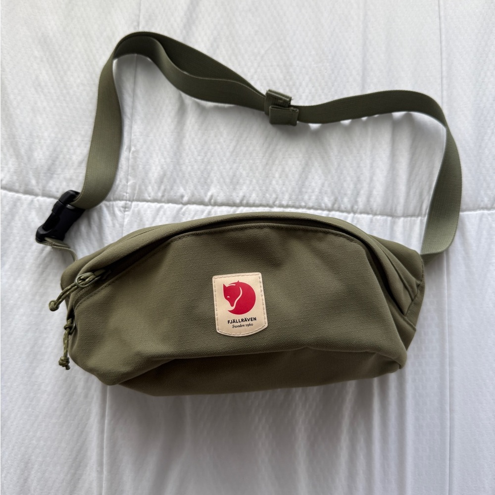 Fjallraven Olive Green Crossbody Waist Bag